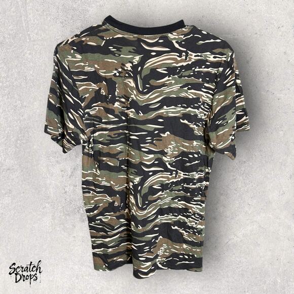 Vintage Mil-Tec Small Camouflage T-Shirt 17.5 x 25.5 Army Military Camo Tee Top - Picture 3 of 3